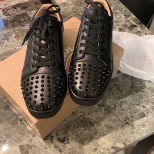 Christian Louboutin Black spike Sneakers